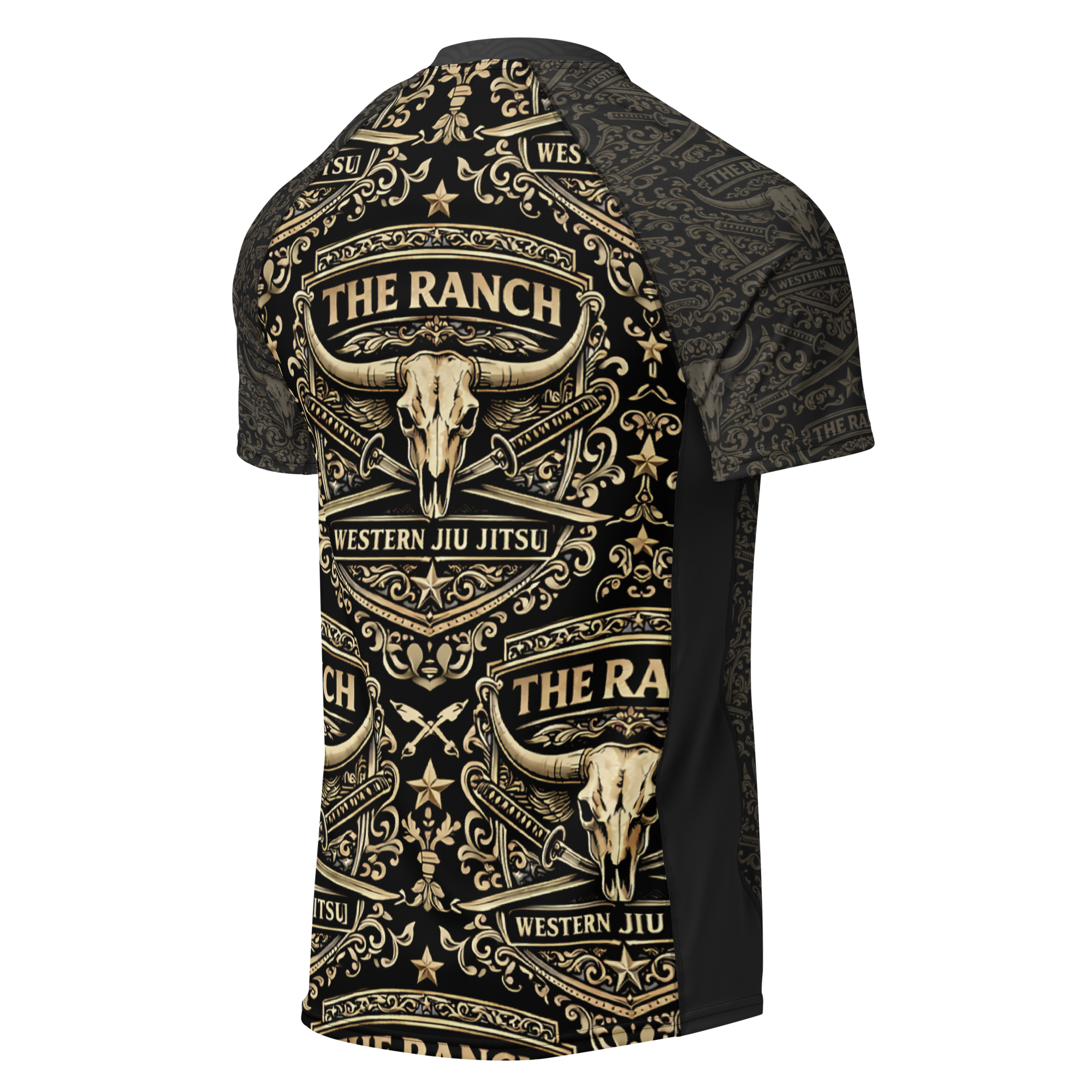 Jiu Jitsu Short Sleeve Rash Guard For BJJ – The Ranch Western Japanese ...